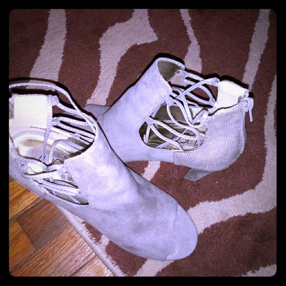 Grey heels